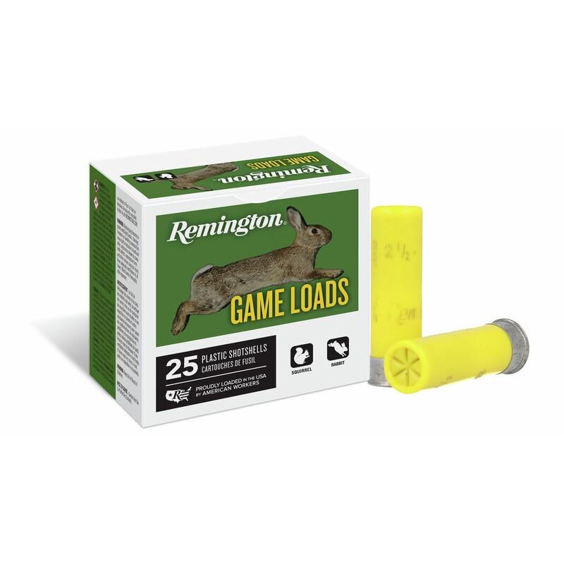 Remington Lead Game Load 20 ga 2 3/4" 2 1/2 dr 7/8 oz #6 1225 fps - 25/ct - Remington