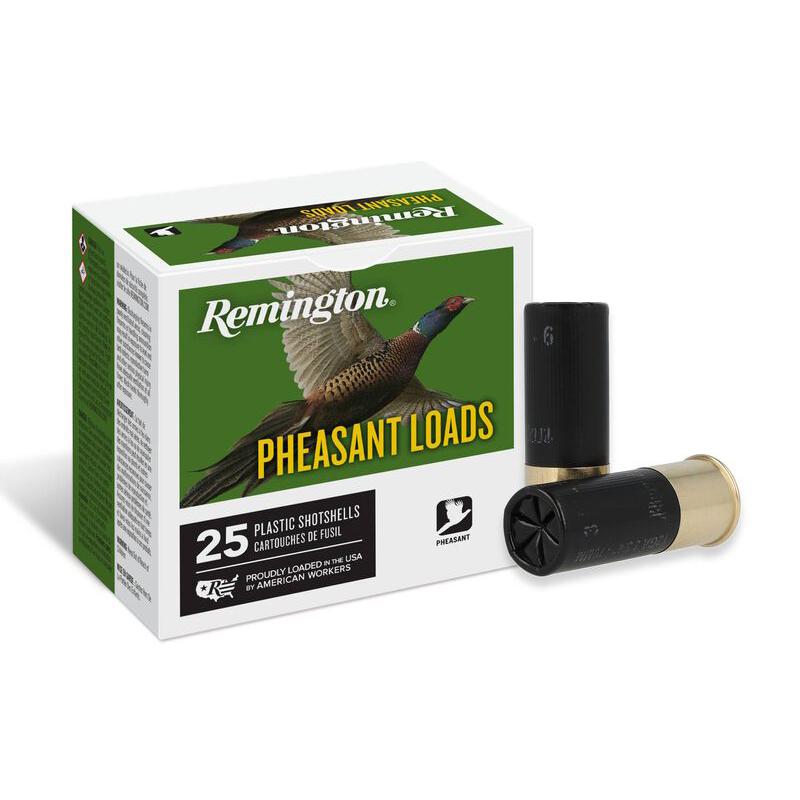 Remington Pheasant Loads Shotshells 12ga 2-3/4 in 3-3/4 dr 1-1/4oz #6 1330 fps 25/ct - Remington