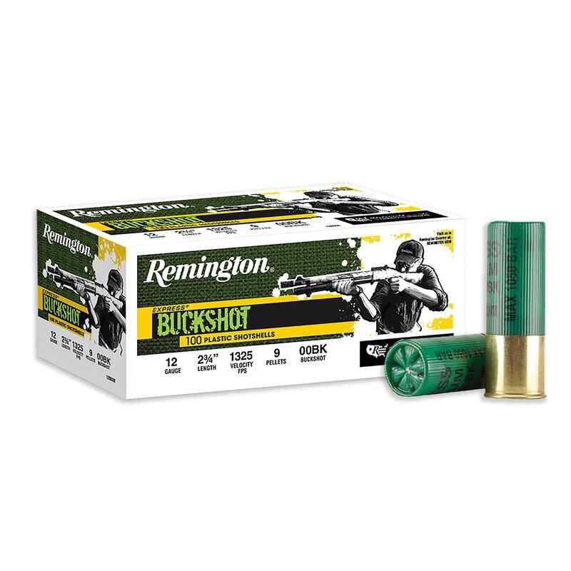 Remington Express Buckshot Shotshells 12ga 2-3/4" 9 plts #00 1325 fps 100/ct - Remington