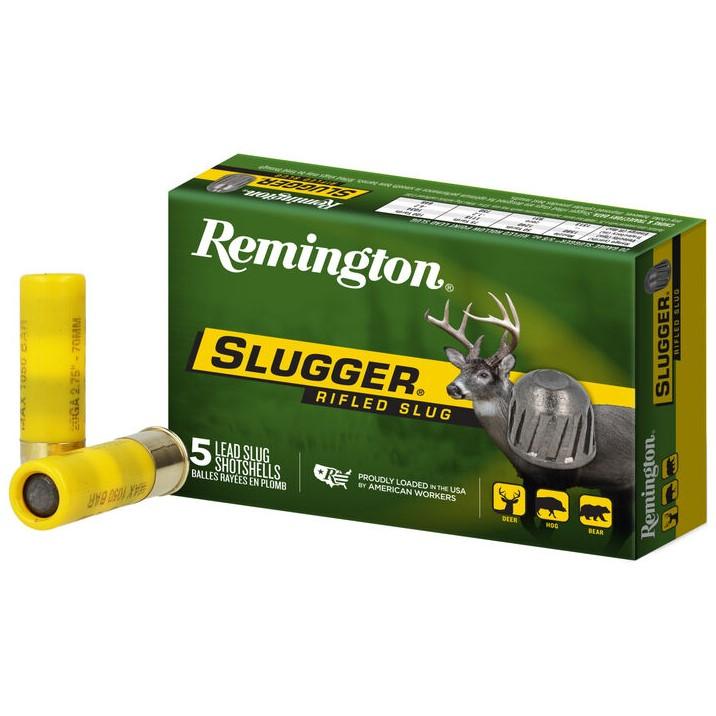 Remington Slugger Rifled Slug 20 ga 2 3/4" 2 3/4 dr 5/8 oz Slug 1580 fps 5/ct - Remington