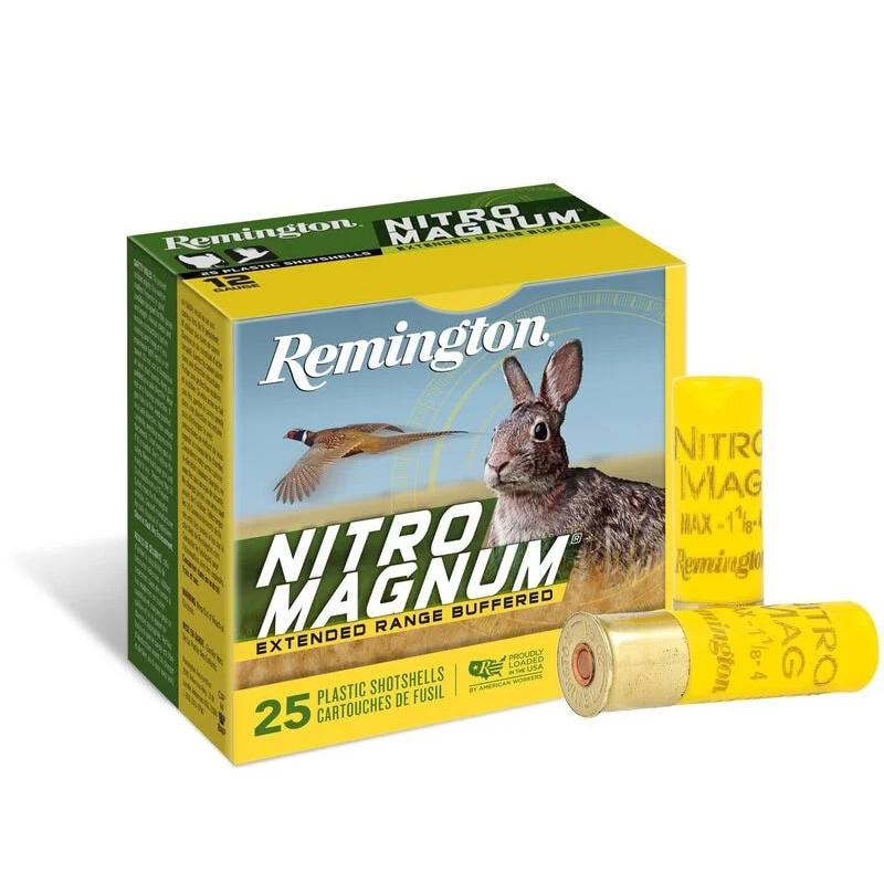 Remingto Nitro Magnum Shotshells 20 ga 2-3/4 in 1-1/8 oz #4 1175 fps 25/ct - Remington