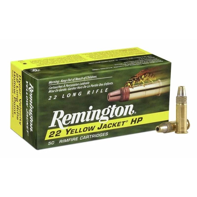 Remington .22 Yellow Jacket Rimfire Ammunition .22 LR 33 gr TCHP 1500 fps 50/ct - Remington