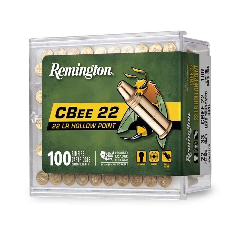 Remington CBee Rimfire Ammo .22 LR 33 gr HP 740 fps 100/ct - Remington