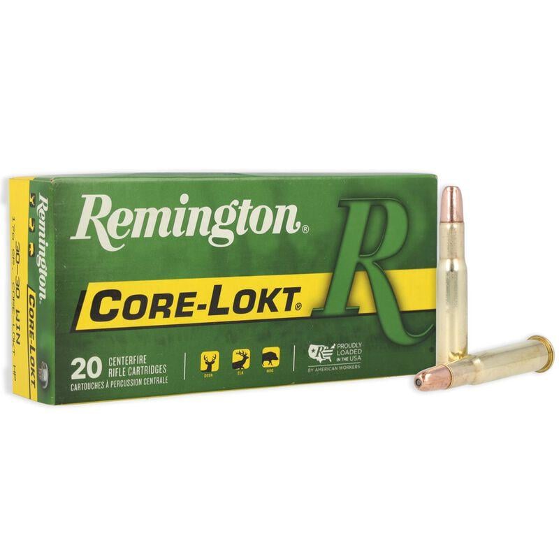 Remington Core-Lokt Rifle Ammunition .30-30 Win 170 gr HP 2200 fps 20/ct - Remington