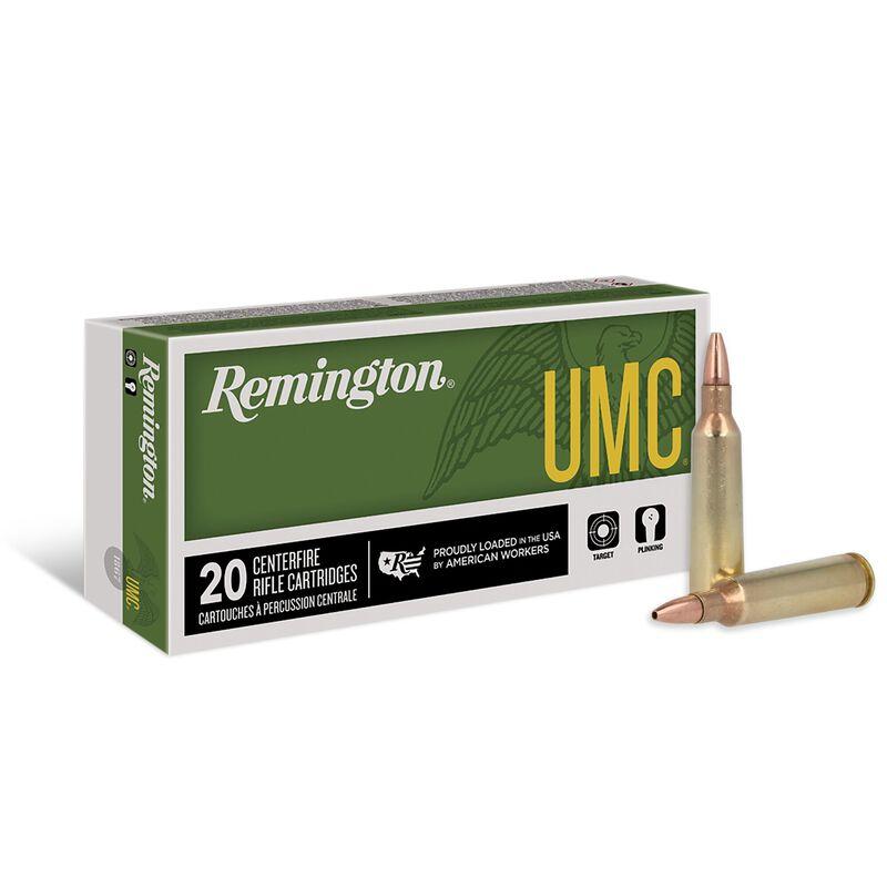 Remington UMC Rifle Ammunition .22-250 Rem 45 gr JHP 4000 fps 20/ct - Remington