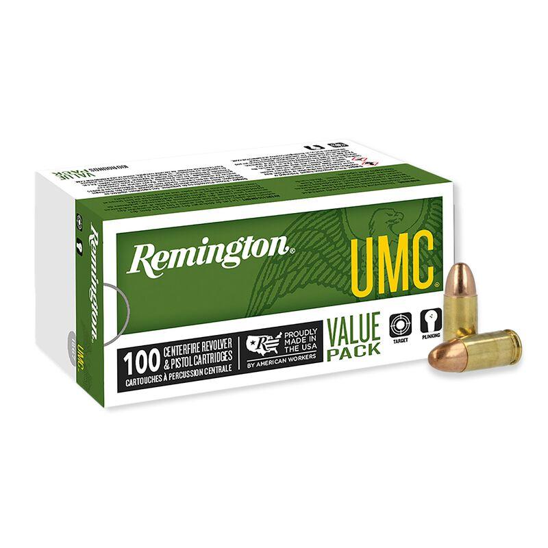 Remington UMC Metal Case Handgun Ammunition 9mm Luger 115 gr FMJ 1145 fps 600/ct - Remington