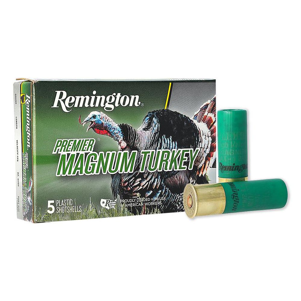 Remington Premier Magnum Turkey Loads 12 ga 3 in 2 oz #5 1175 fps 5/ct - Remington