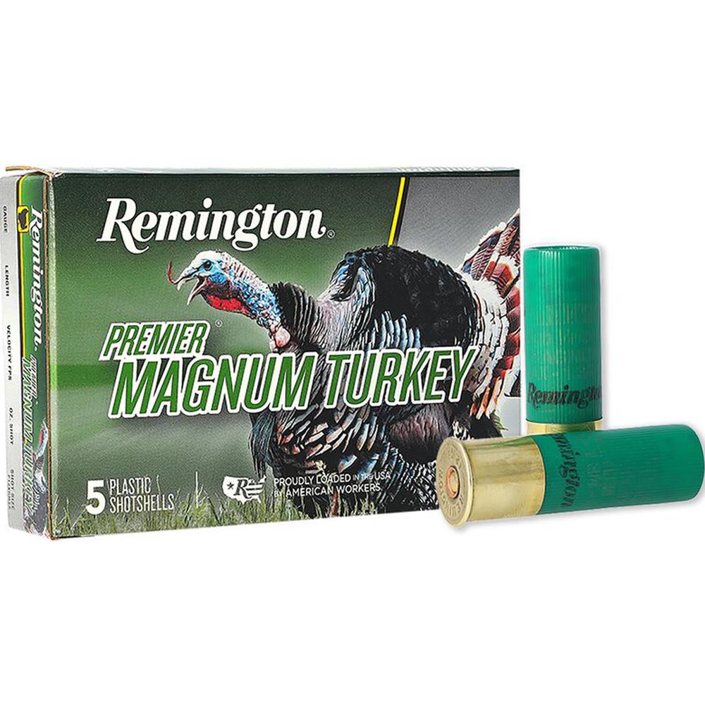 Remington Premier Magnum Turkey Loads 12 ga 3-1/2 in 2-1/4 oz #4 1150 fps 5/ct - Remington