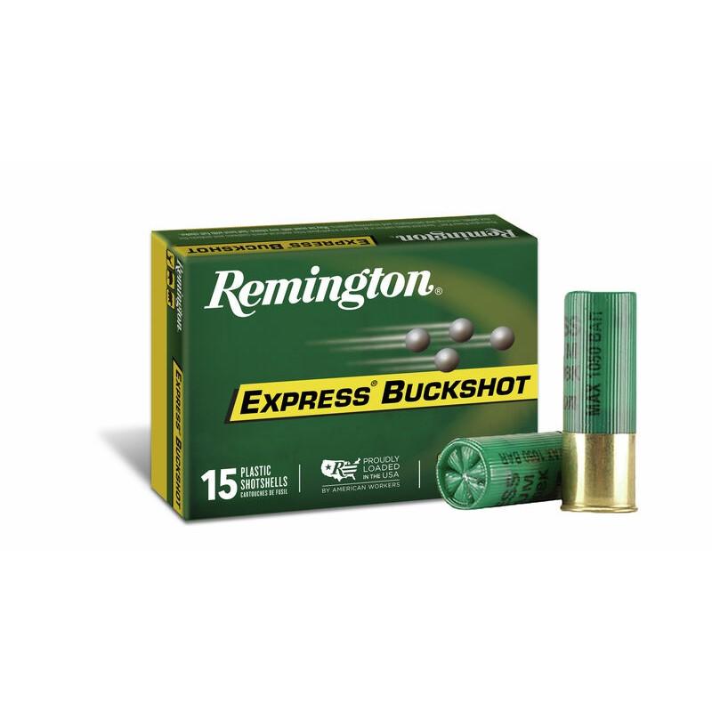 Remington Express Buckshot Shotgun Ammo 12 ga 2-3/4 in #00 Buck 1325 fps 15/ct - Remington