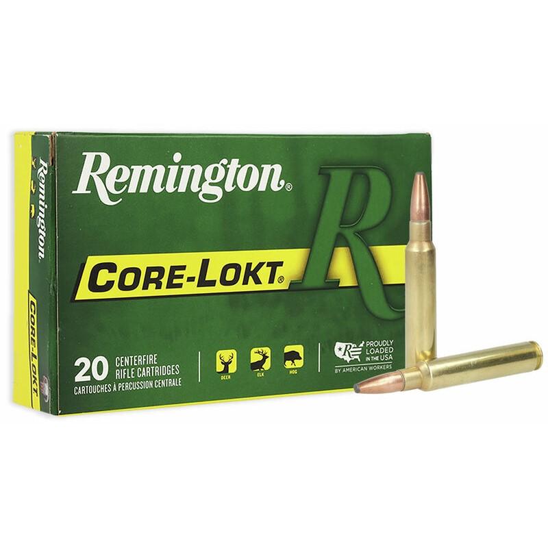 Remington Core-Lokt Rifle Ammunition .338 Rem Ultr Mag 250 gr PSP 2860 fps 20/ct - Remington