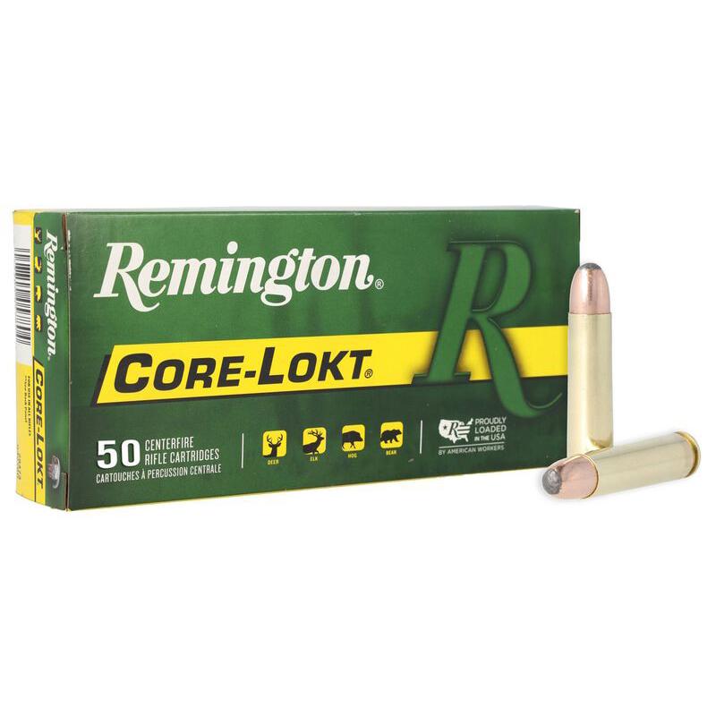 Remington Core-Lokt Rifle Ammunition .30 Carbine 110 gr SP 1990 fps 50/ct - Remington