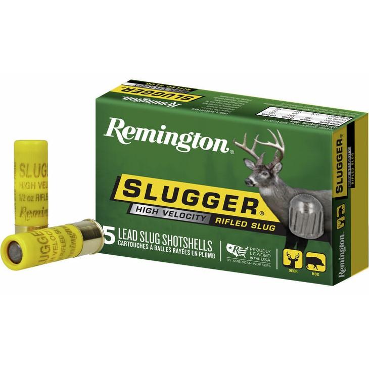 Remington Slugger High-Velocity Rifled Slug 20 ga 2 3/4 in 1/2 oz Slug 1800 fps 5/ct - Remington