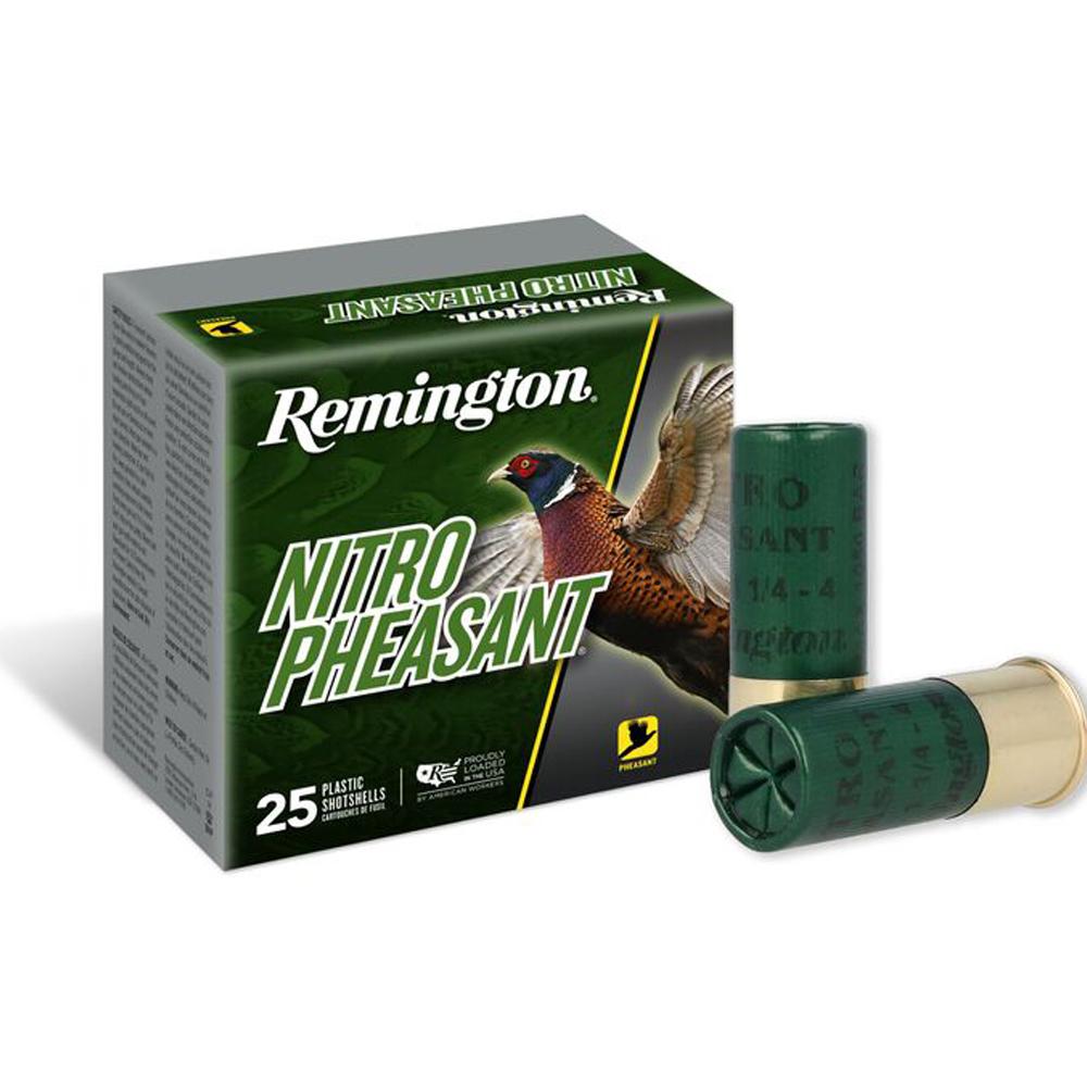 Remington Nitro Pheasant Shotshells 12 ga 2-3/4 in 1-3/8 oz #4 1300 fps 25/ct - Remington