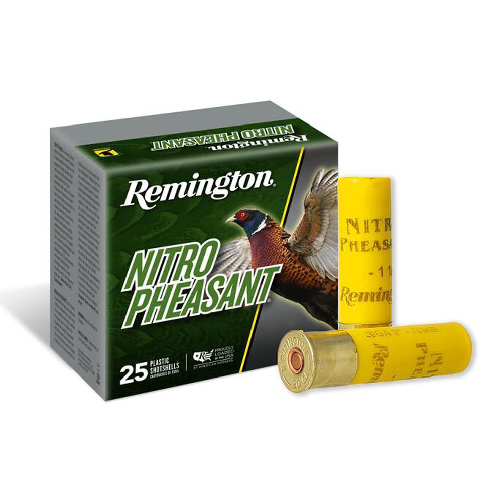 Remington Nitro Pheasant Shotshells 20 ga 2-3/4 in 1 oz #6 1300 fps 25/ct - Remington