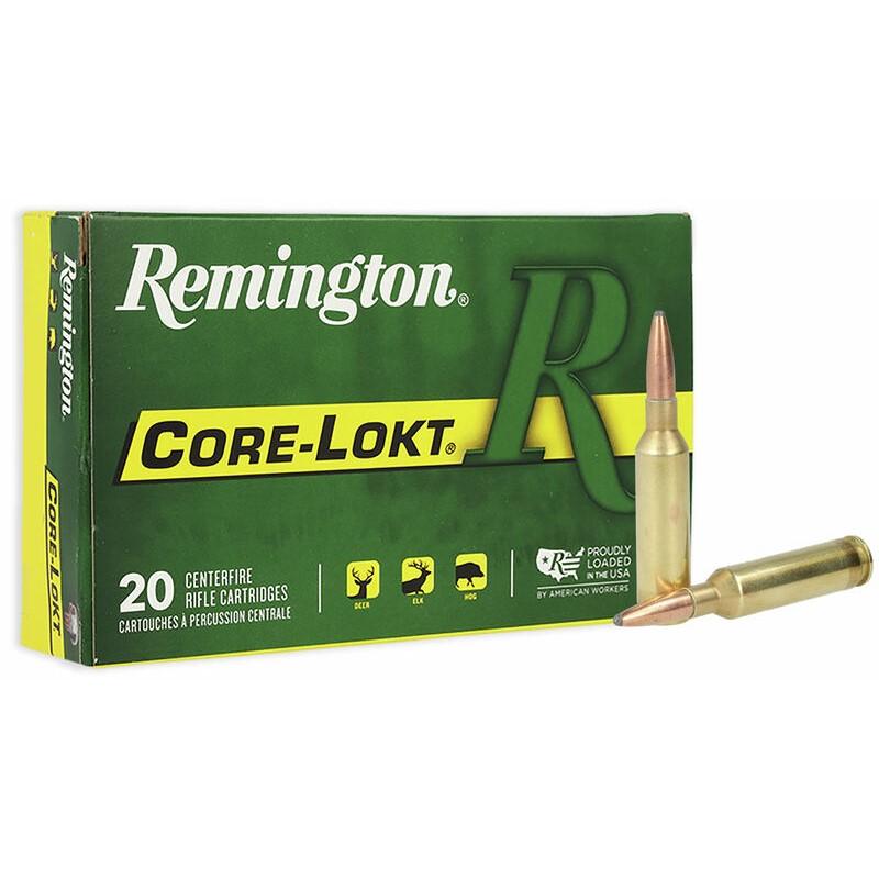 Remington Core-Lokt Rifle Ammunition 6mm Creedmoor 100gr PSP 3000 fps 20/ct - Remington