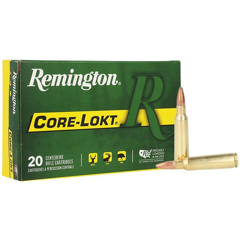 Remington Rifle Ammunition .250 Savage 100 gr PSP 2820 fps 20/ct - Remington