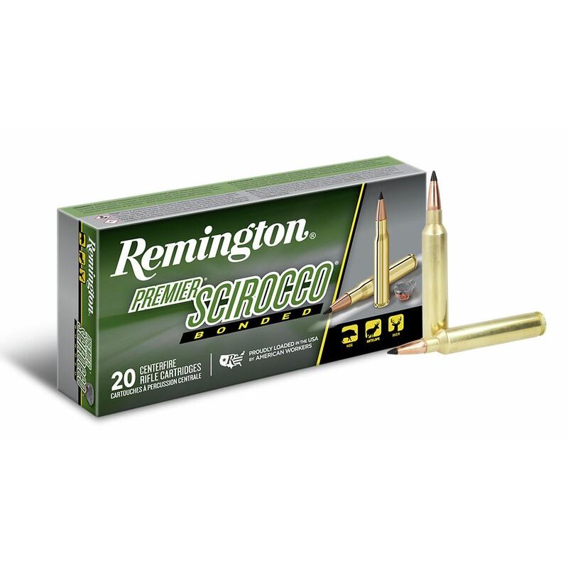 Remington Premier Scirocco Rifle Ammunition 7mm Rem Ultra Mag 150 gr PT 3325 fps 20/ct - Remington