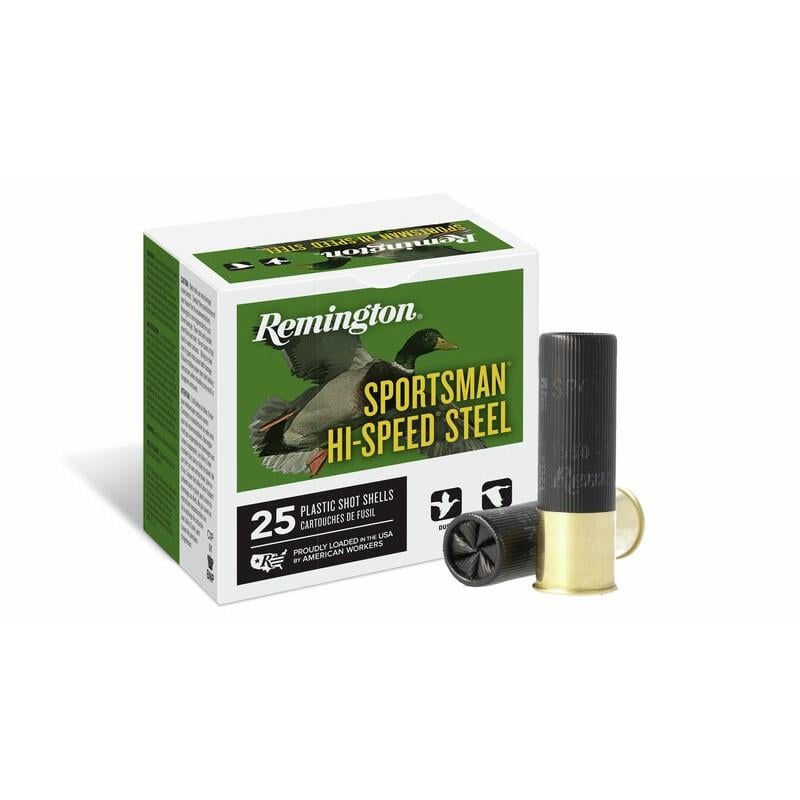 Remington Sportsman Hi-Speed Steel Shotgun Shotshells 12 ga 2-3/4 in 1 oz #7 1365 fps 25/ct - Remington