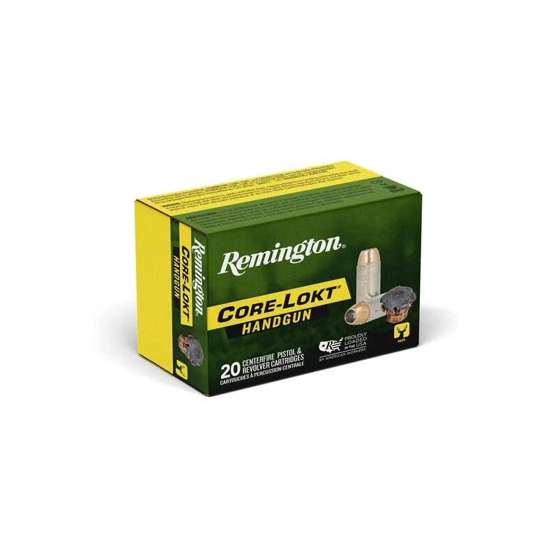 Remington Core-Lokt Handgun Ammunition 10mm Auto 200gr SJHP 1100 fps 20/ct - Remington