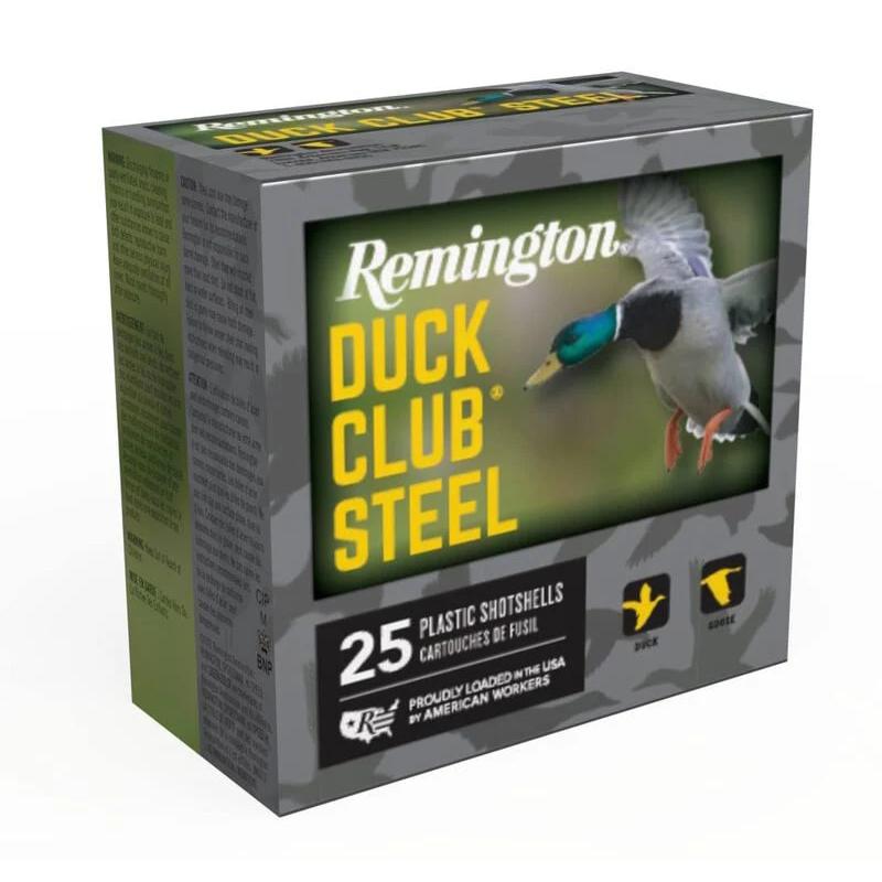 Remington Duck Club Steel Shotshells 12ga 3-1/2" 1-3/8oz 1500 fps #BB 25/ct - Remington