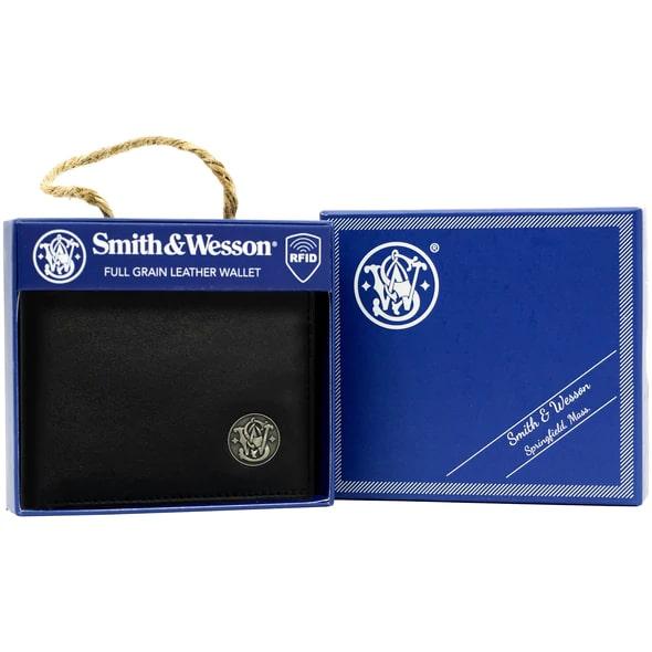 Rugged Rare Smith & Wesson Bifold Wallet Black - Rugged Rare