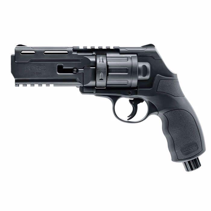 Umarex T4E TR50 Paintball Revolver - Black .50 Caliber Training Pistol - Umarex