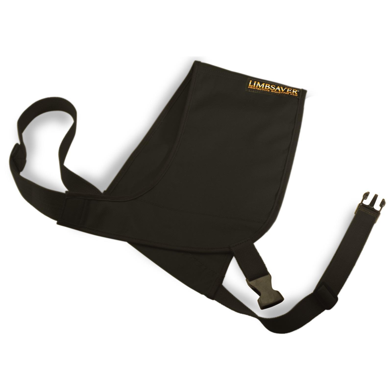 LimbSaver Strap-On Shooting Vest with Protective Shoulder Pad Black - Limbsaver