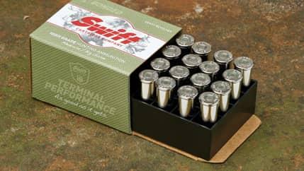 Swift A-Frame Heavy Revolver Rifle Ammunition .357 Mag 180 gr A-Frame 1363 fps 20/ct - Swift