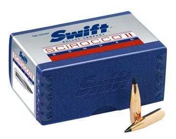 Swift Scirocco II Bullets .224 cal .224" 75 gr BTS 100/ct - Swift