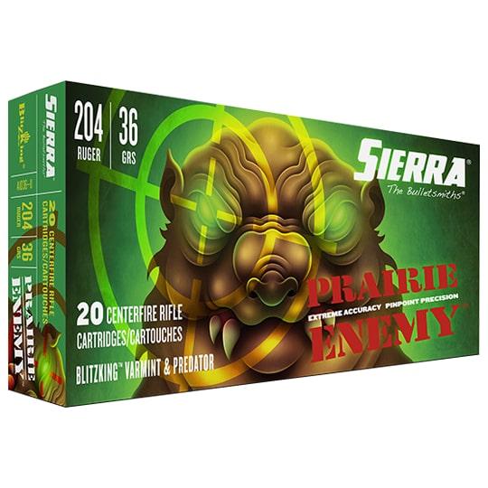 Sierra Ammo 204 Ruger 36 GR BlitzKing 20 rounds - Sierra