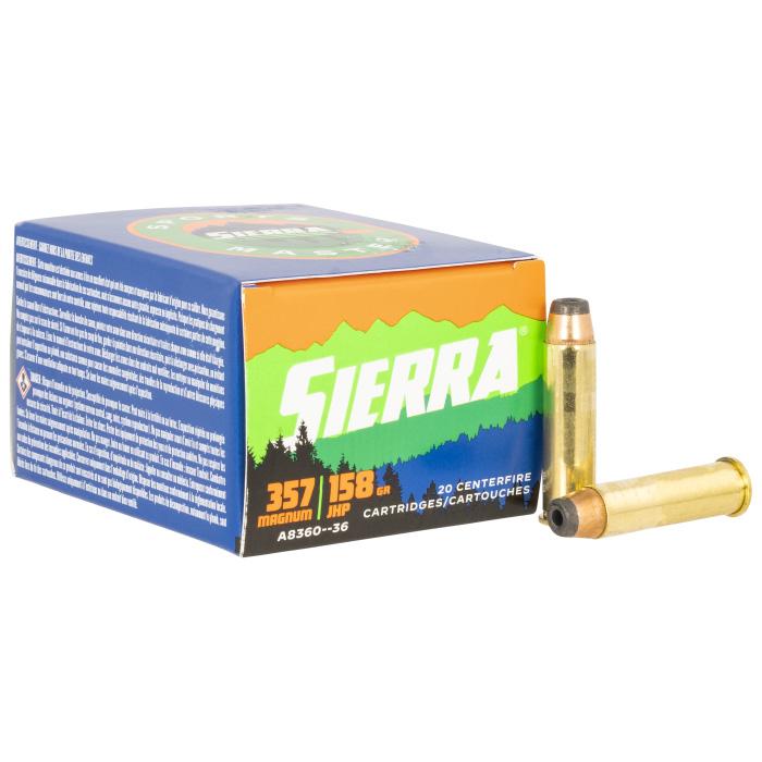 Sierra Sports Master Handgun Ammunition .357 Mag 158gr JHP 20/ct - Sierra