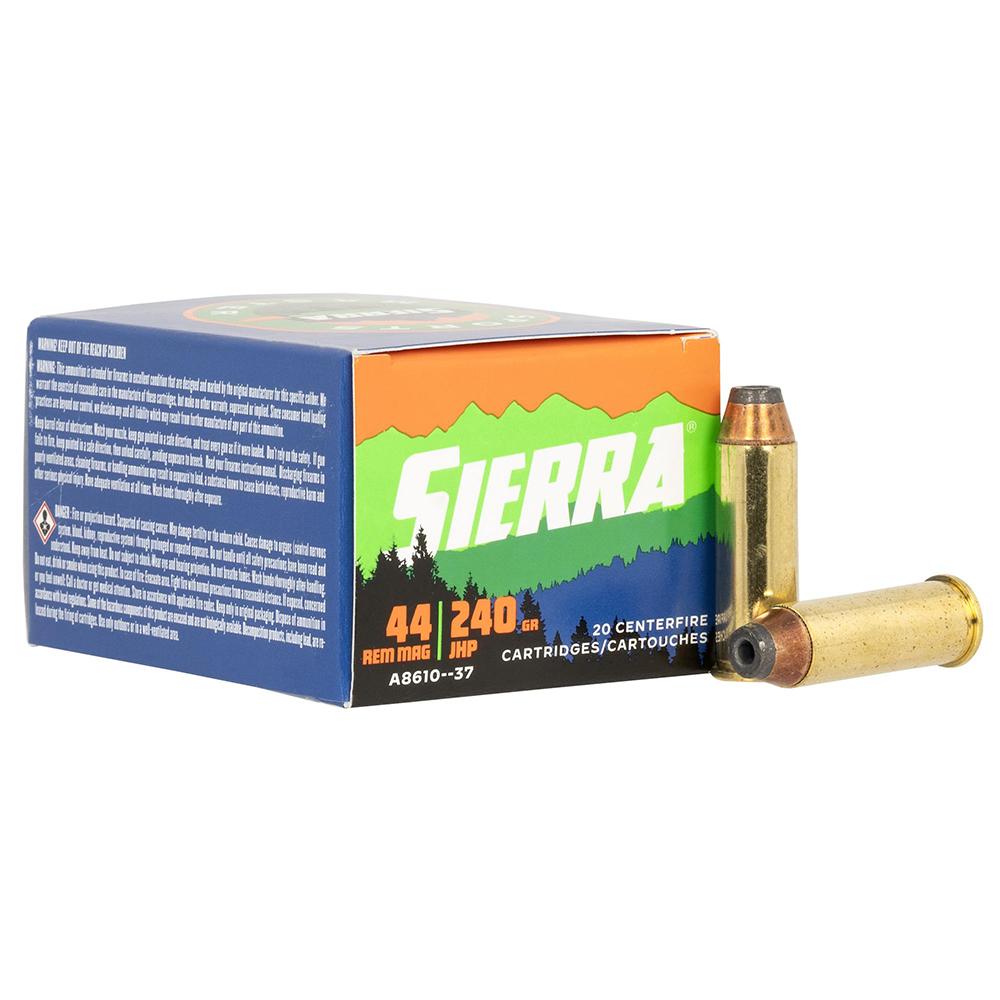 Sierra Sports Master Handgun Ammunition .44 Rem Mag 240gr JHP 20/ct - Sierra