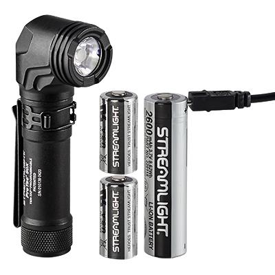 Streamlight Protac 90 X USB/Protac 90 X Black with One SL-B26 Battery Pack and Holster 1000 Lumens - Streamlight