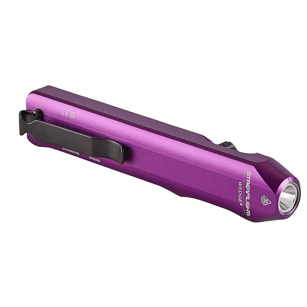 Streamlight Wedge Slim Everyday Carry Flashlight 300 Lumens Purple - Streamlight