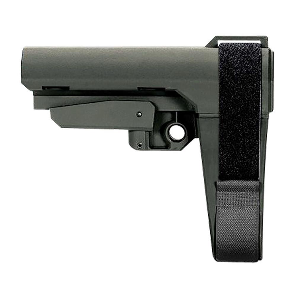 SB Tactical SBA3 5-Position Adjustable Stabilizing Brace Stealth Grey - SB Tactical