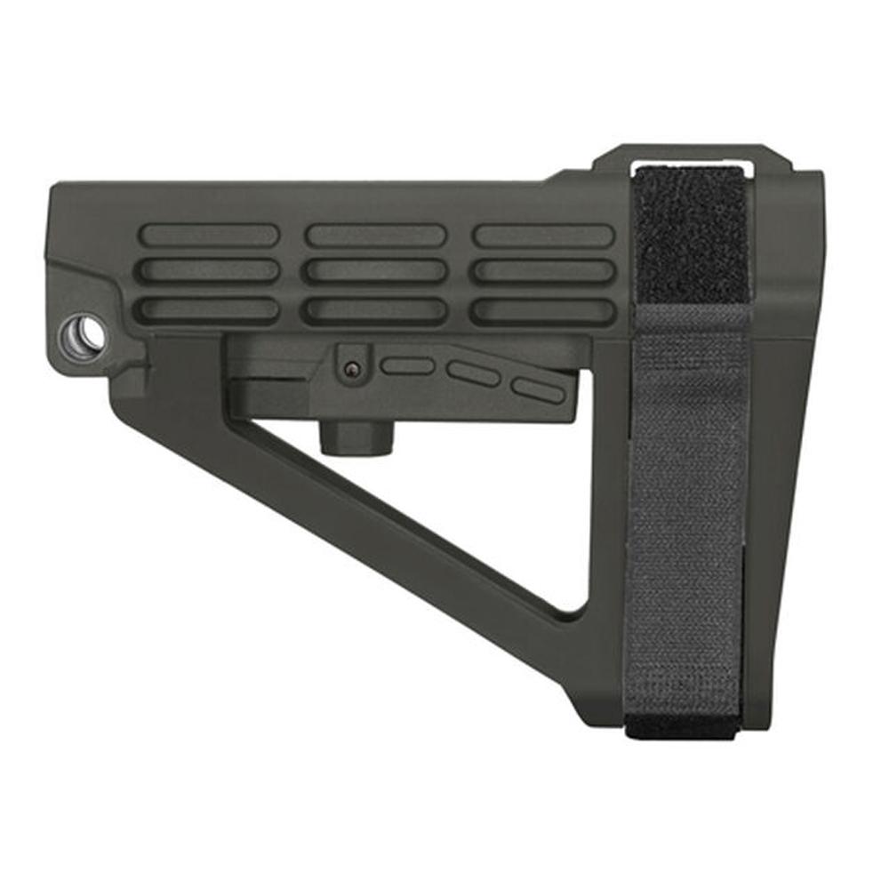 SB Tactical SBA4 5-Postion Adjustable Brace for AR-15 Stealth Grey - SB Tactical