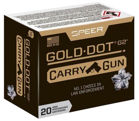 Speer Gold Dot Handgun Ammunition 9mm Luger 135gr HP 20/ct - Speer