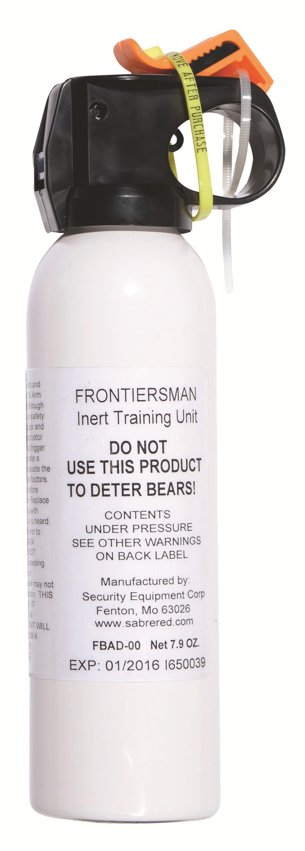 Frontiersman Practice Bear Attack Deterrent - 7.9 oz - Sabre