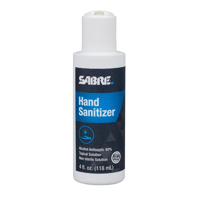 Sabre Liquid Hand Sanitizer (Pop Disk Top) - 4 oz - 