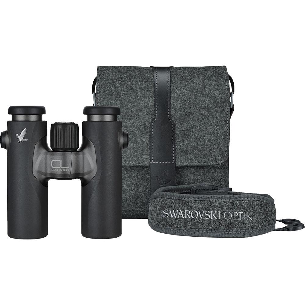 DEMO Swarovski CL Companion Binocular 10x30 Anthracite Black with Northern Light Accessory Pkg - Swarovski