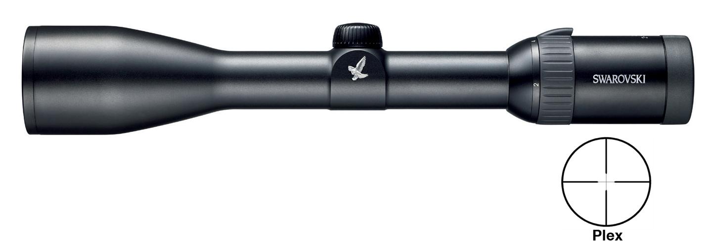 DEMO Swarovski Z6 Rifle Scope - 2-12x50mm Plex 63-10.5' 95mm Matte - Swarovski