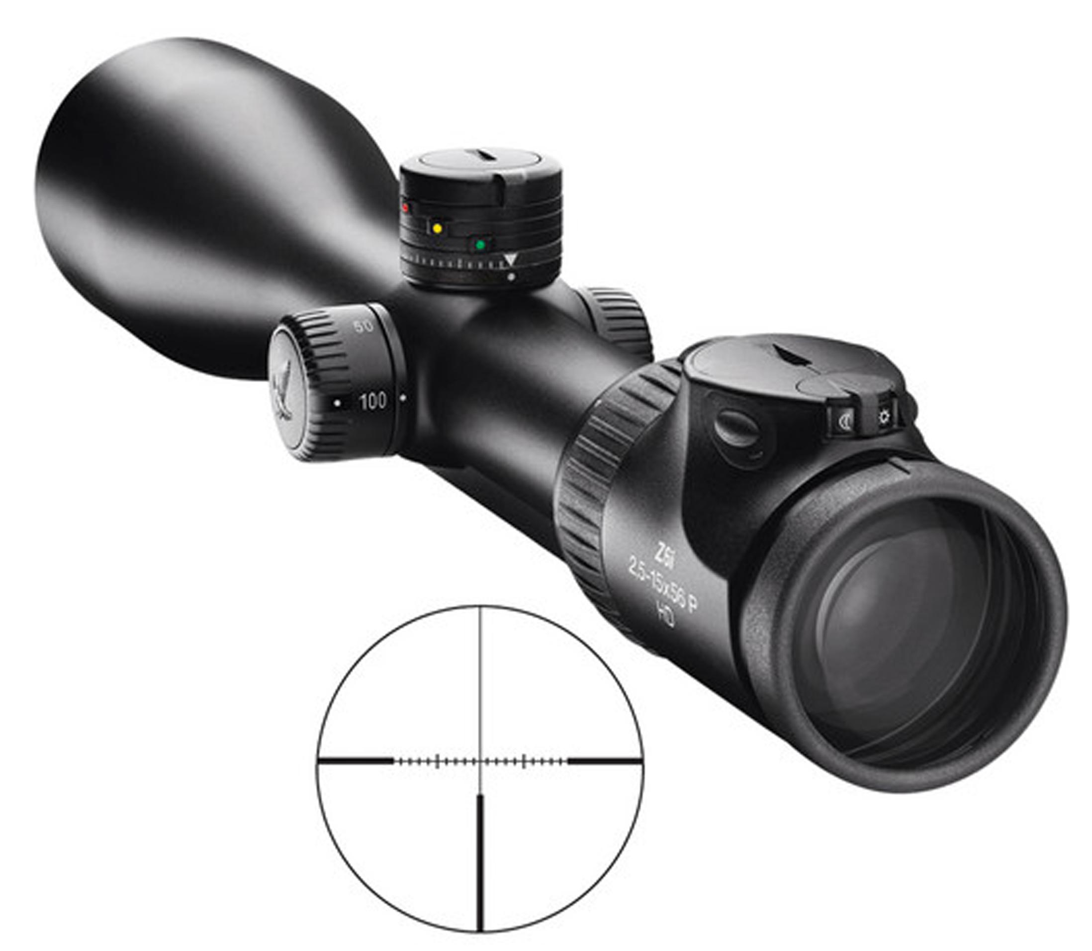 DEMO Swarovski Z6 Rifle Scope - 2.5-15x56mm Ballistic Turret 4A Matte - Swarovski