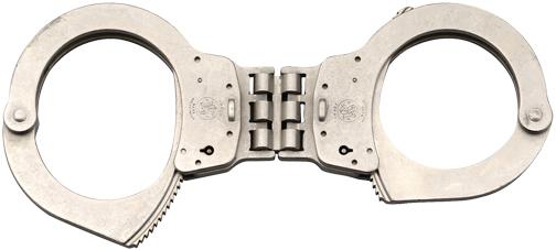 Smith & Wesson Universal Size Handcuff - Hinged Nickel - Smith & Wesson