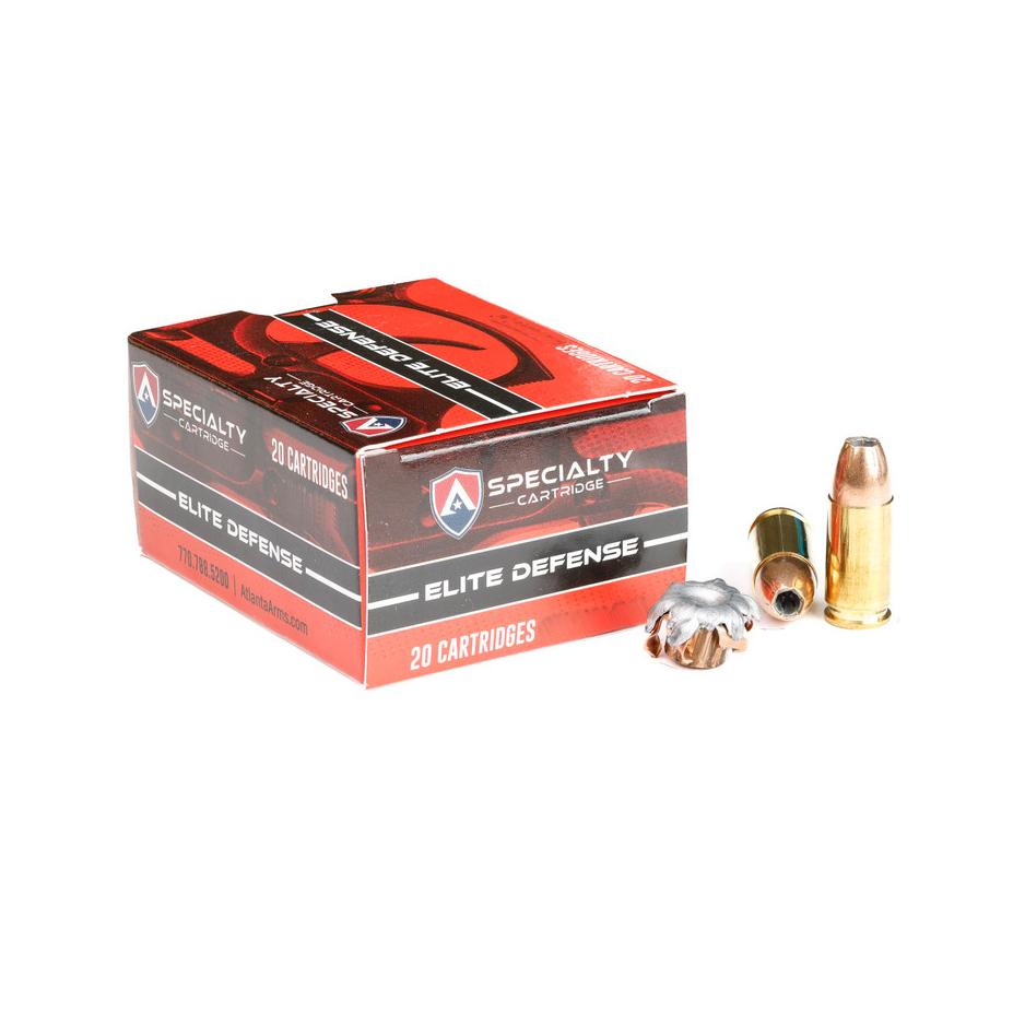 Atlanta Arms Elite Defense Handgun Ammunition 9mm Luger 115gr JHP