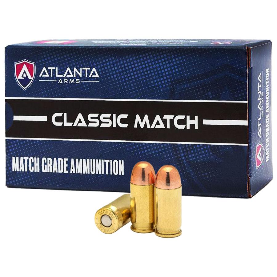 Atlanta Arms Classic Match Grade Ammo .380 ACP 100gr FMJ 800 fps 50/ct - Atlanta Arms