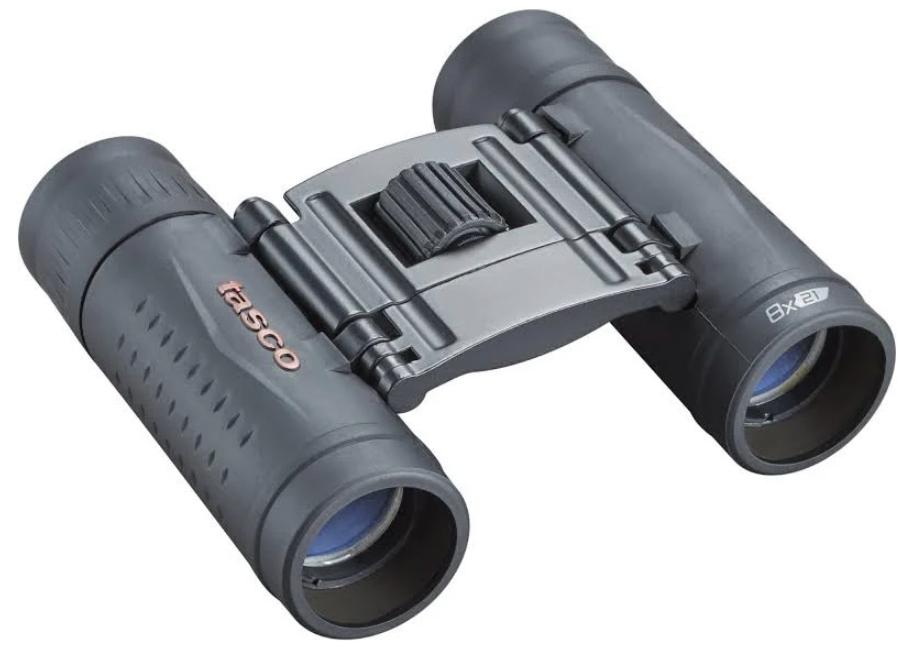 Tasco Essentials Roof Binocular 8x21mm Black MC Box 6L - Tasco