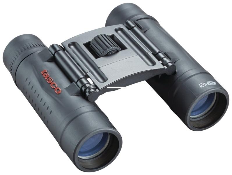 Tasco Essentials Roof Binocular 12x25mm Black MC Box 6L - Tasco