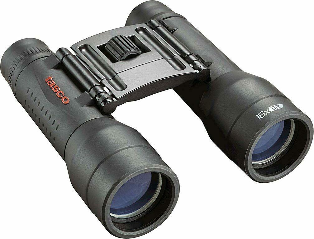 Tasco Essentials Roof Binocular 16x32mm Black MC Box 6L - Tasco