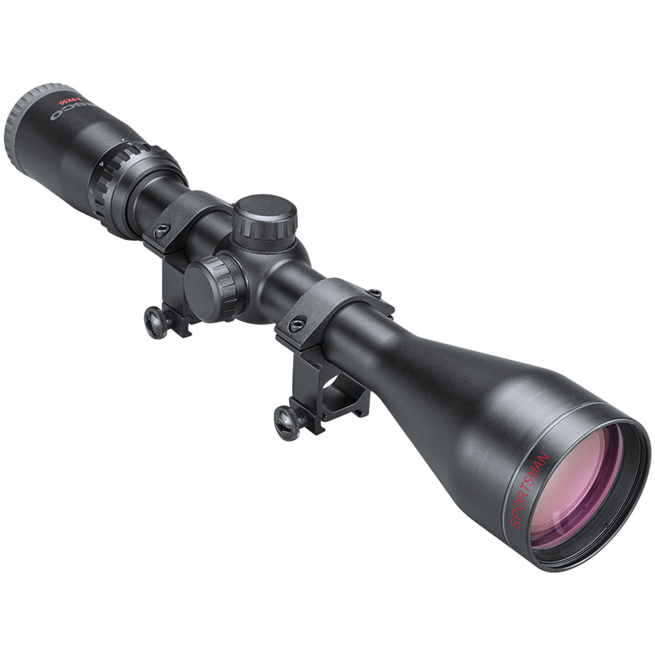 Tasco Sportsman Hunting Rifle Scope 3-9x50mm 1" SFP 30/30 Non Illum. Black - Tasco