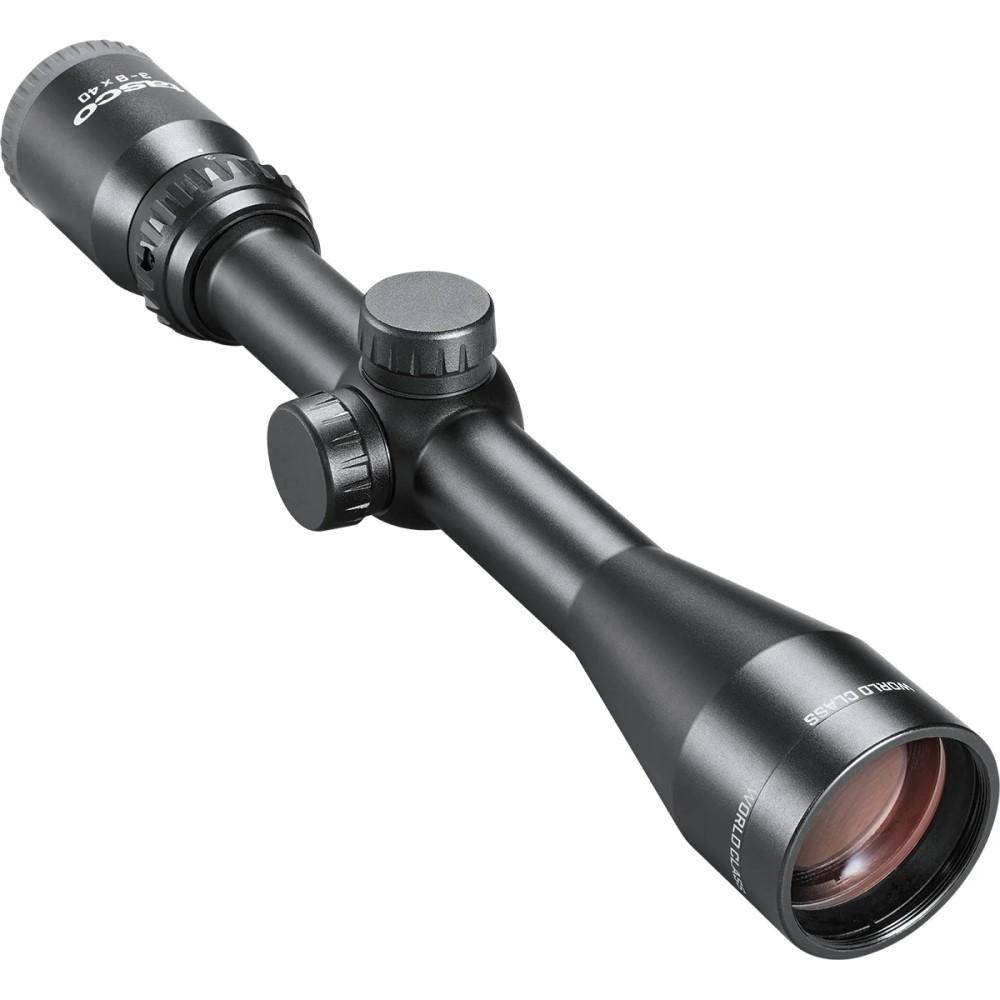 Tasco World Class Rifle Scope 3-9x40 1" SFP 30/30 Reticle Black with Rings - Tasco